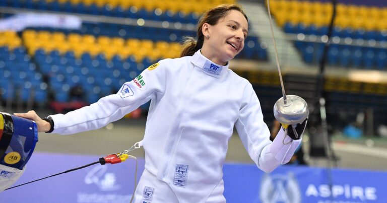 Ana Maria Popescu, câștigătoarea Cupei Mondiale 2020 la spadă