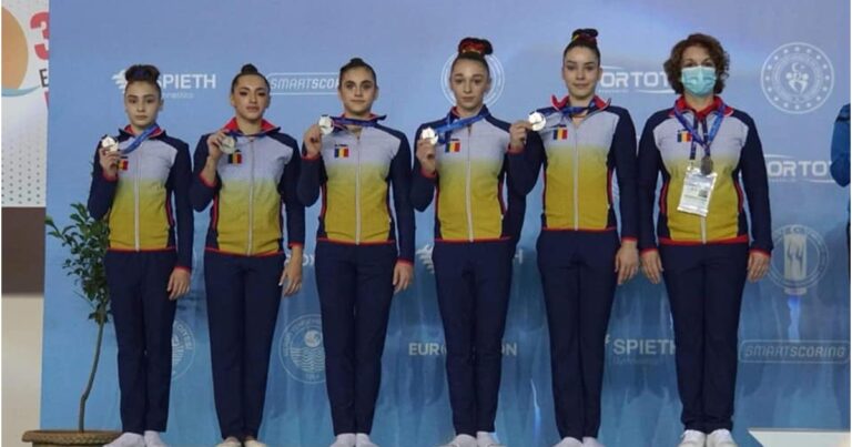 România, vicecampioană europeană la gimnastică